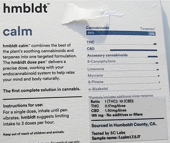 hmbldt calm review