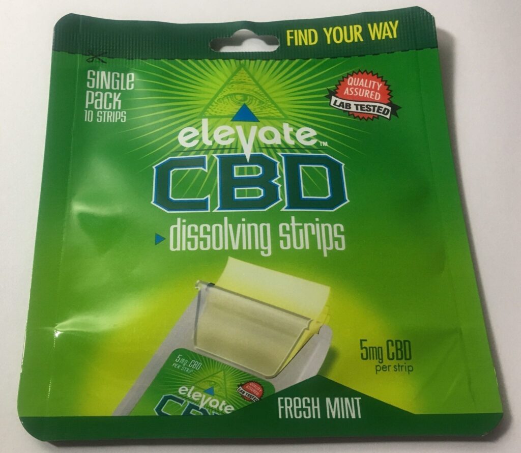 elevate cbd dissolving strips