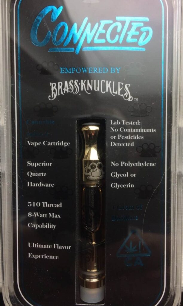 fake brass knuckles thc cartridge