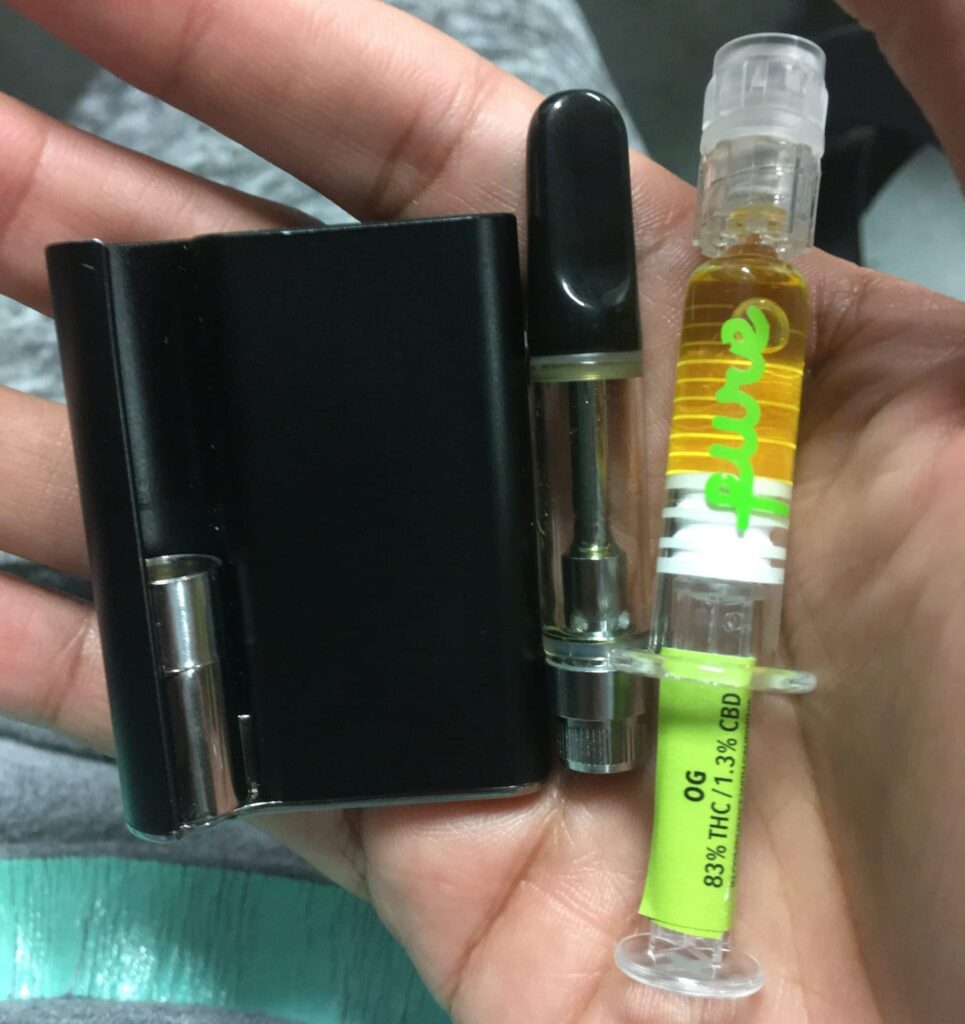 pure vape thc oil syringe