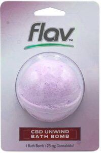 Flav bath bomb packaging