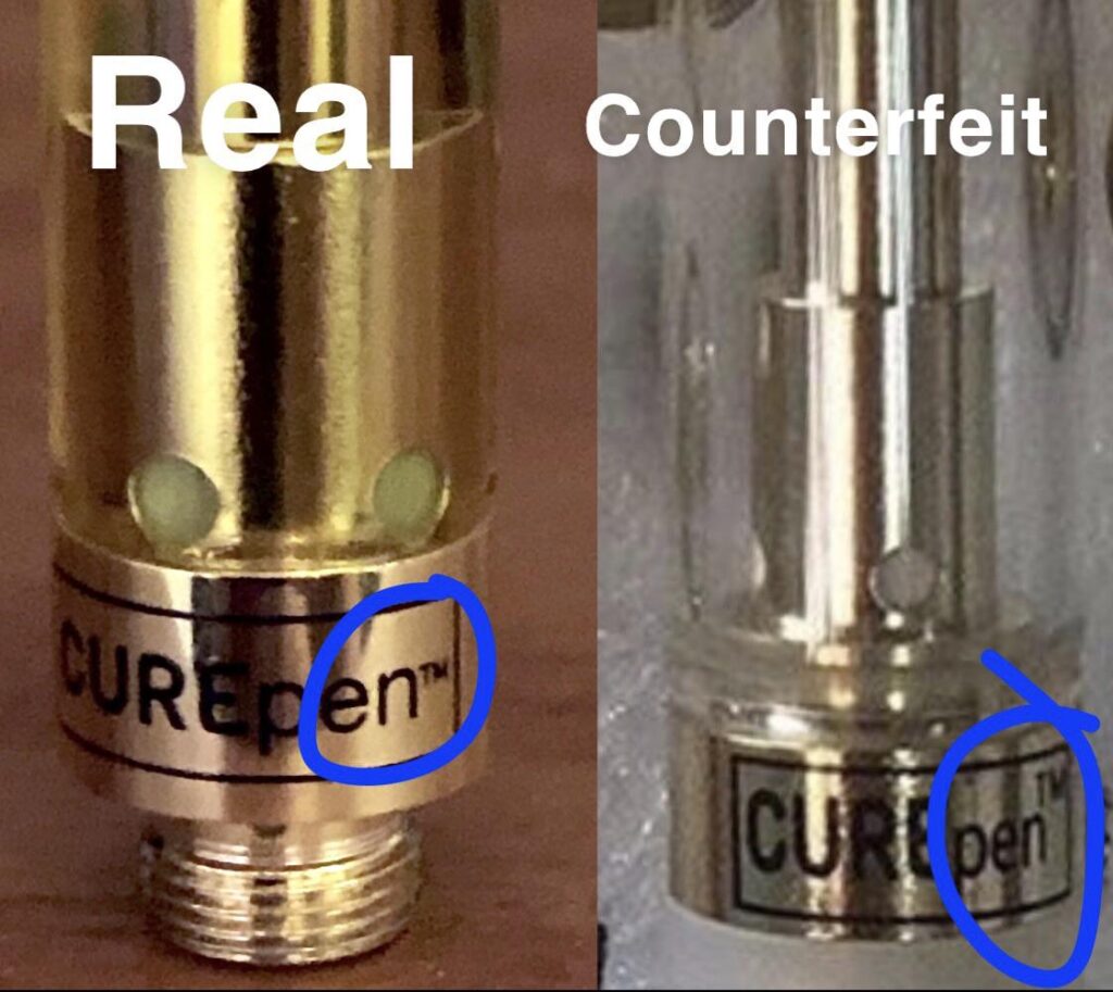 real vs counterfeit WCC cart