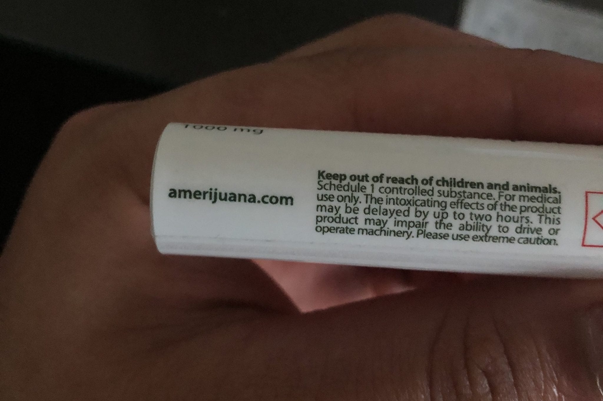 amerijuana cartridge packaging