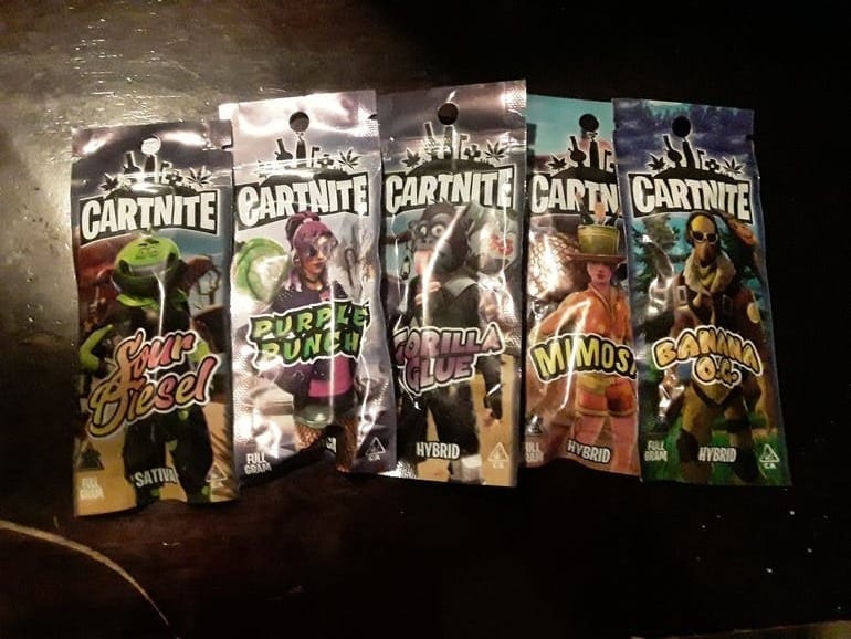 Cartnite fake brand oil cartridges