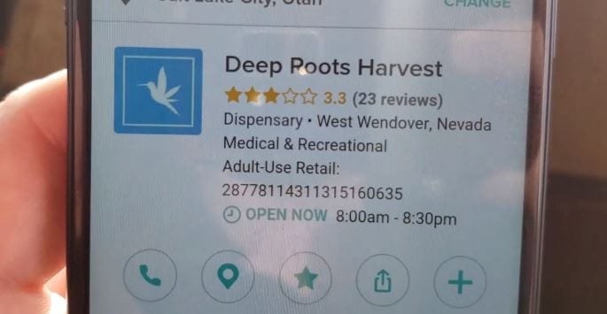 Deep Roots Harvest West Wendover in Weedmaps