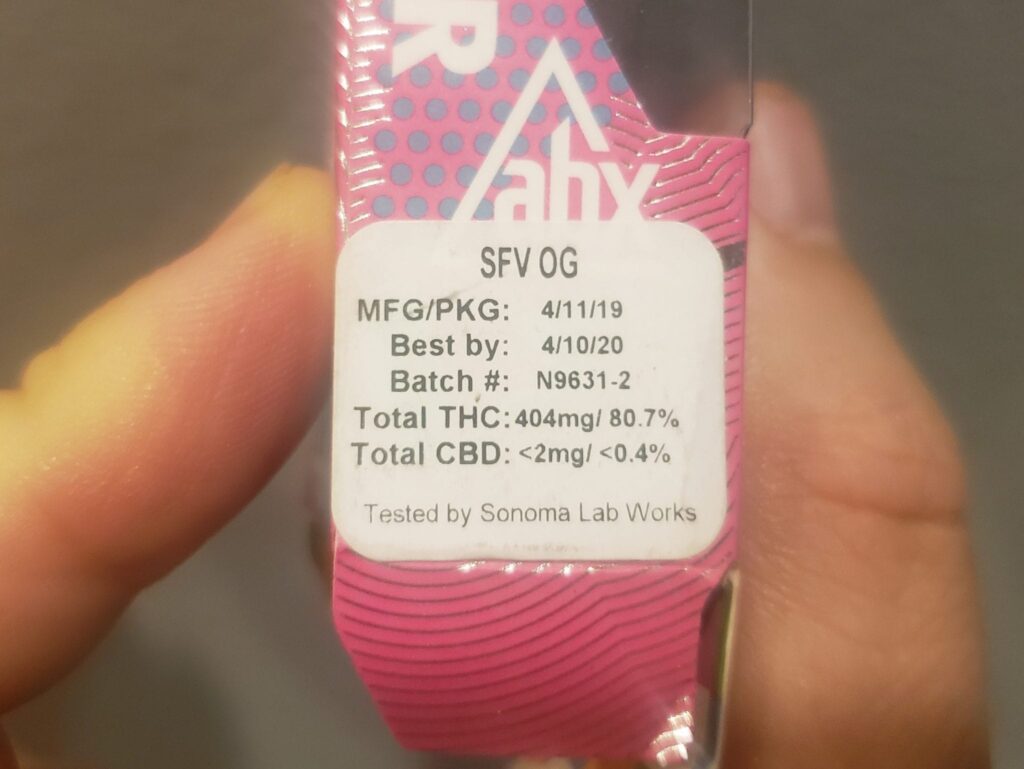 absolutextracts sfv og strength test results