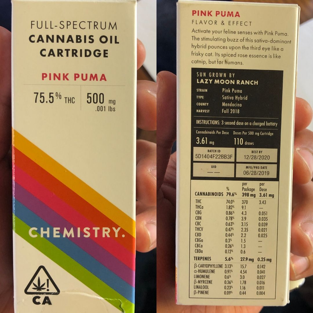 thc vape cartridge