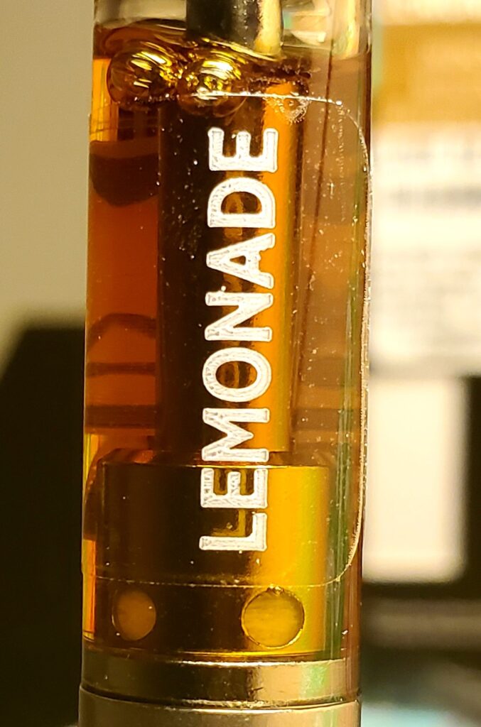 abx cart lemonade close up