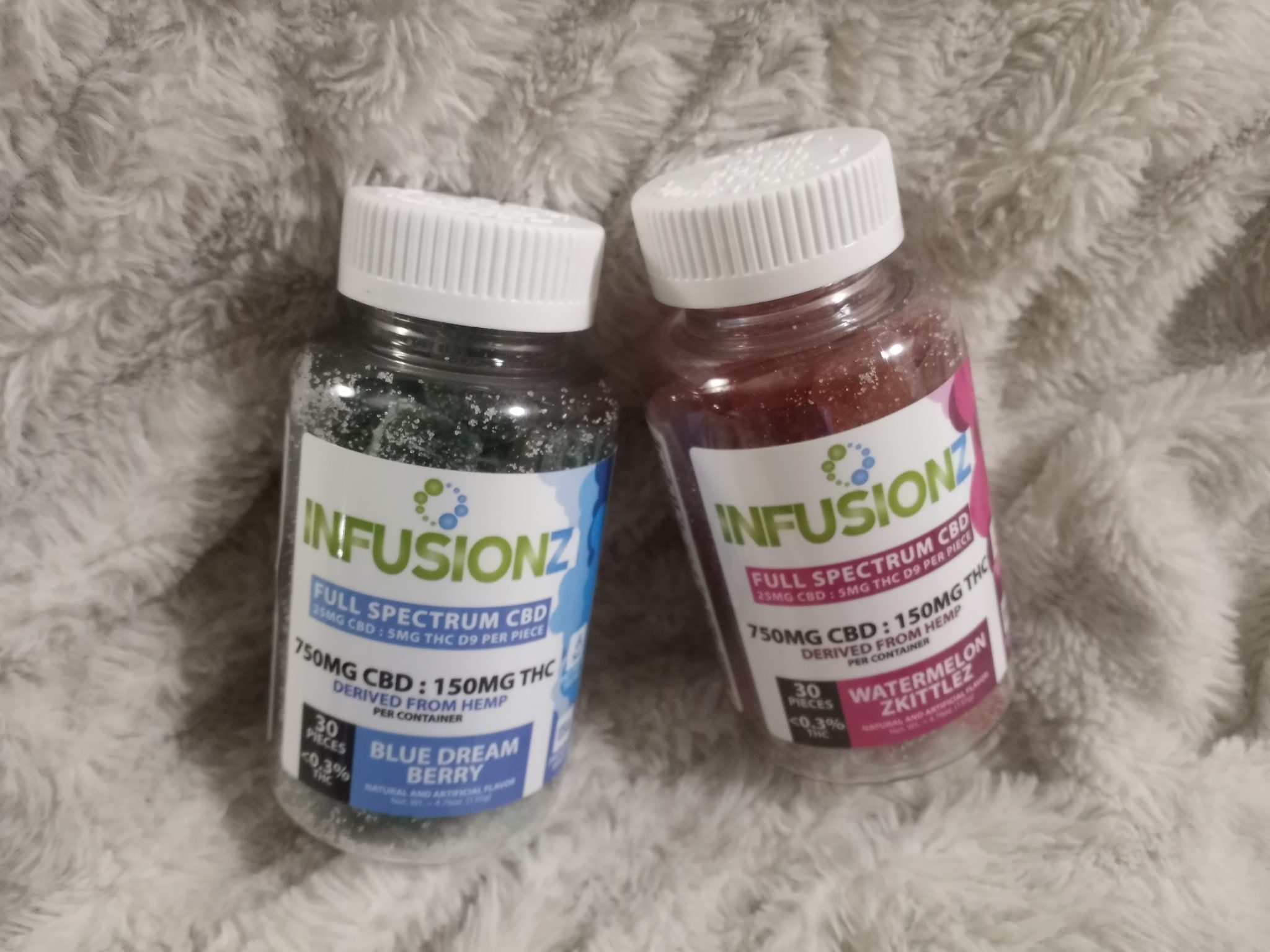 CBDInfusionz gummies boxes