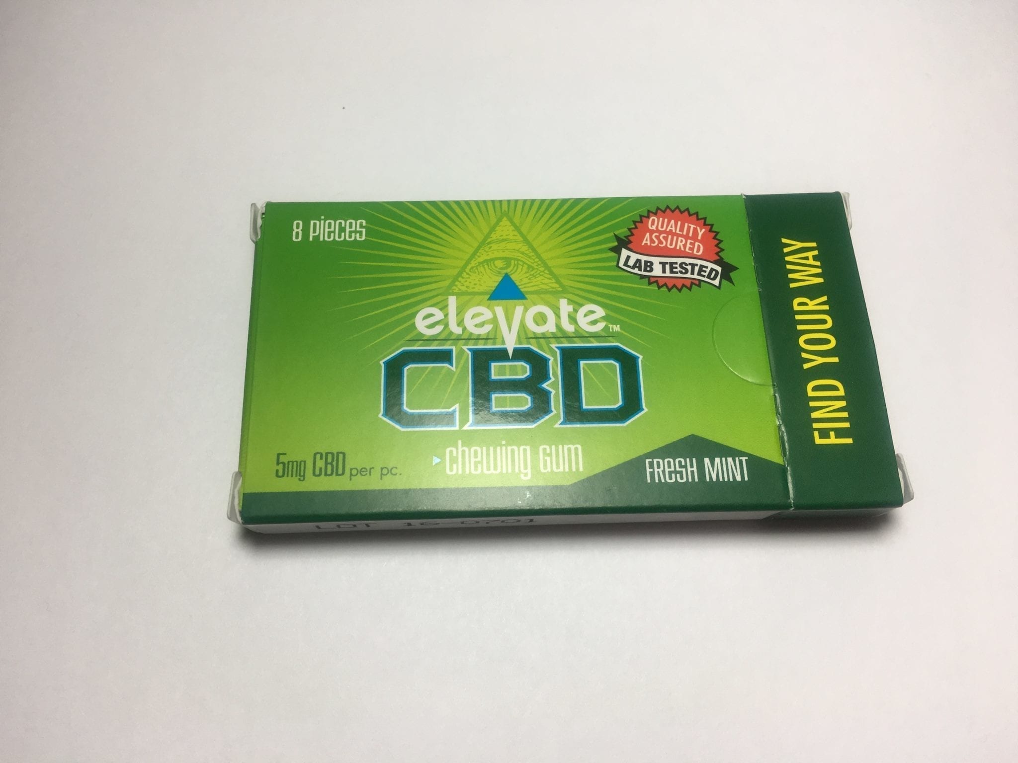 Elevate CBD Gum Review : Tastes Decent And Effective