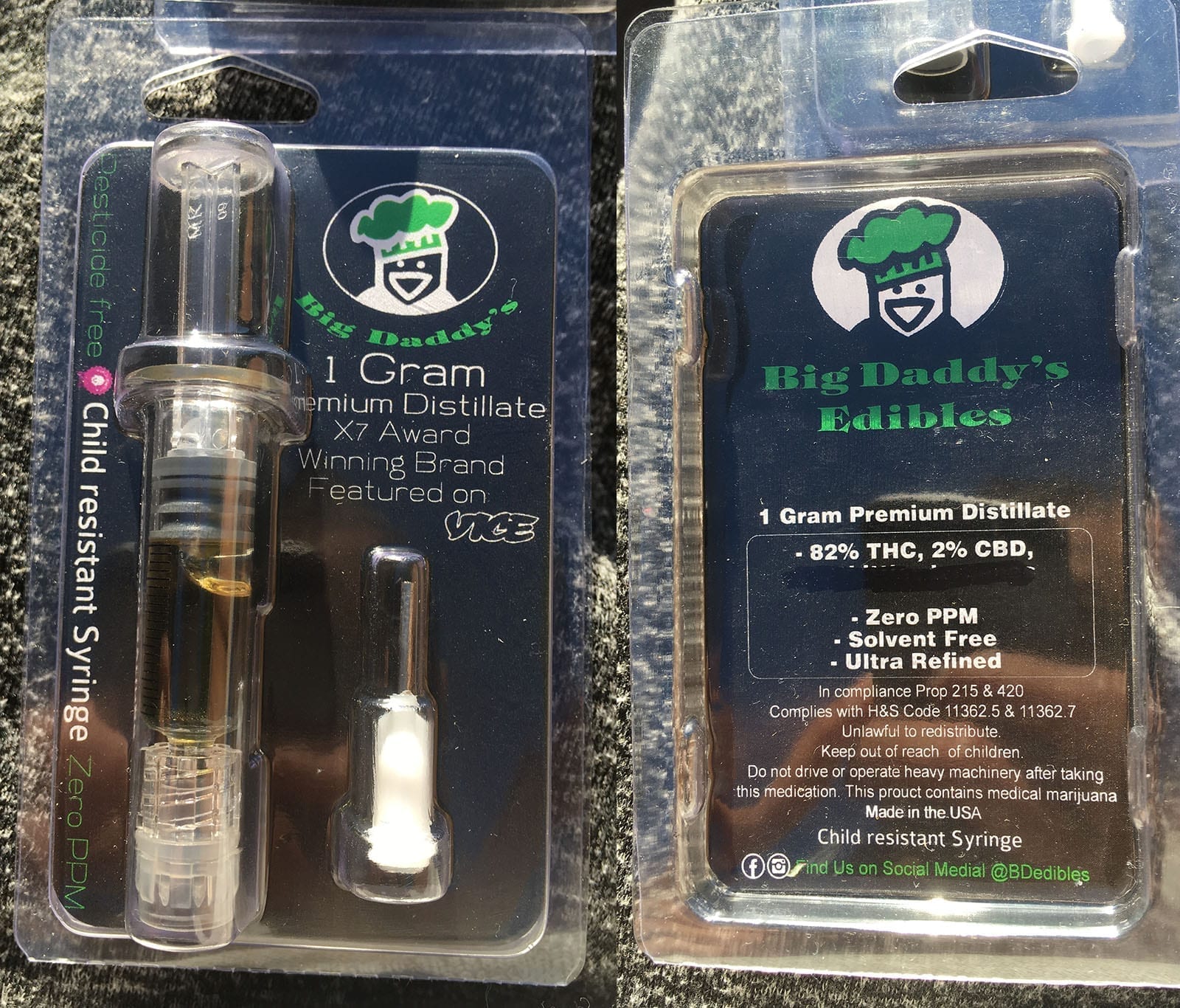 Big Daddy’s Edibles Distillate THC oil review