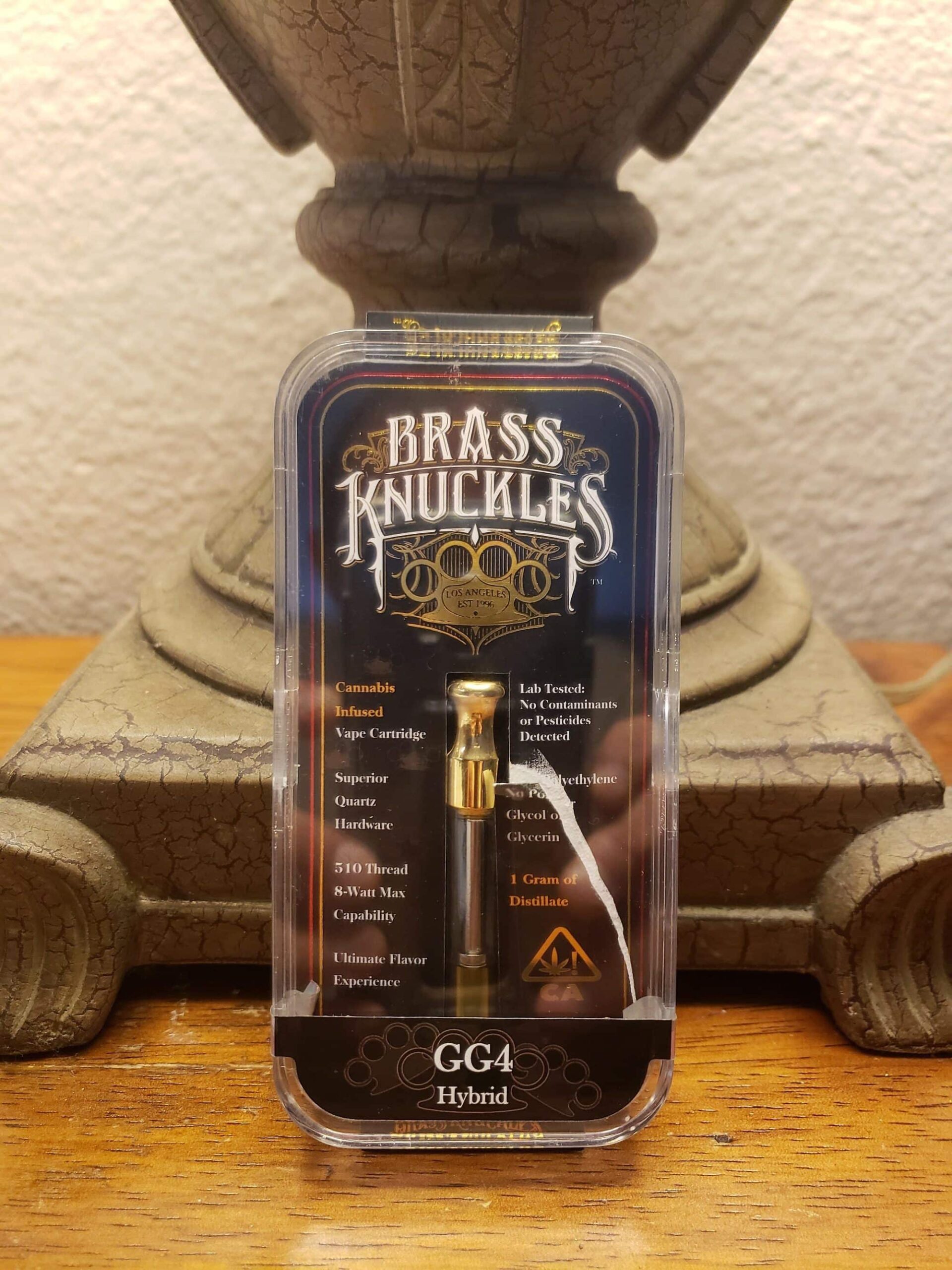 Brass Knuckles GG4 Cartridge Review : A Light Hitting, Citrusy Creeper