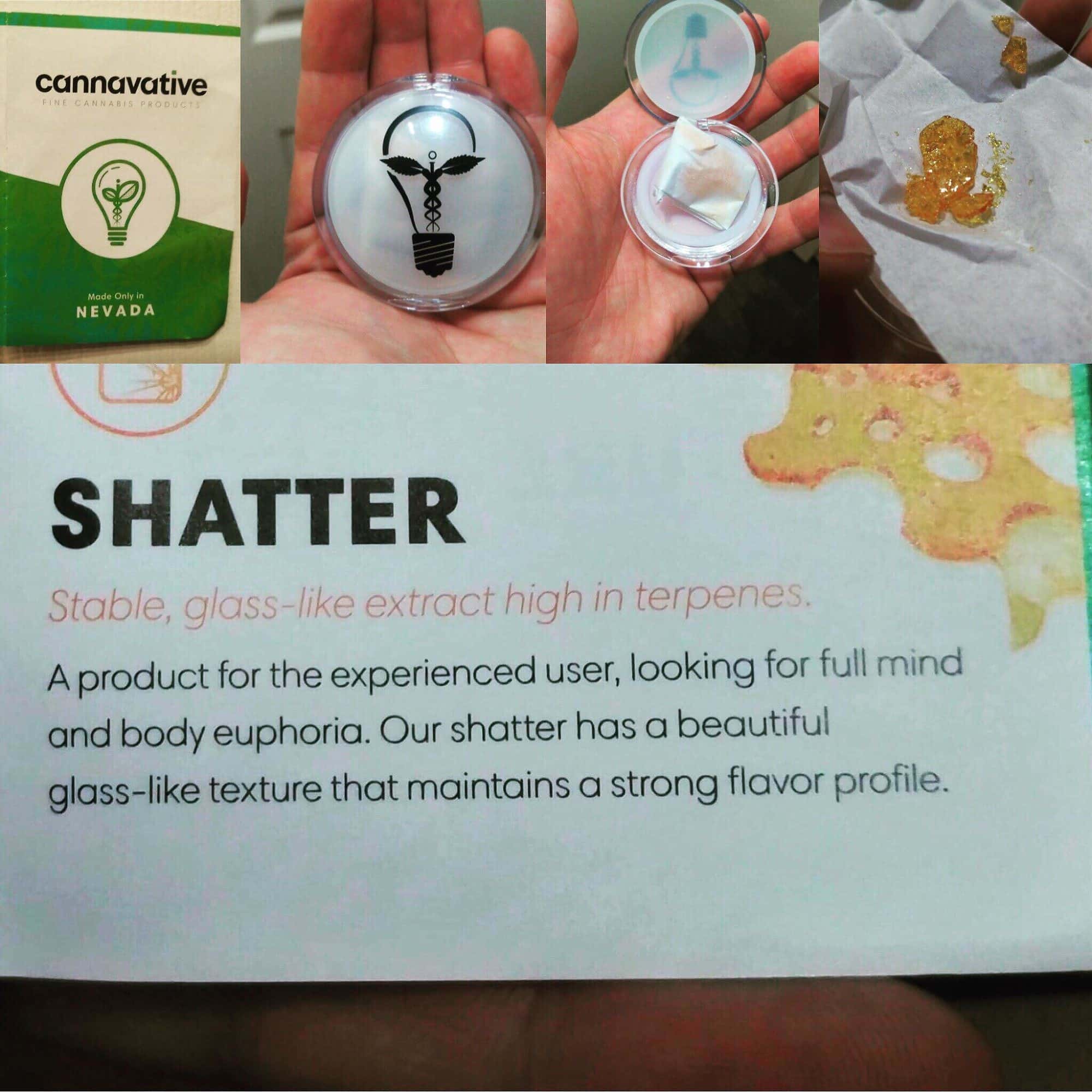 Cannavative Shatter Review : The Best Shatter I Have Tried So Far