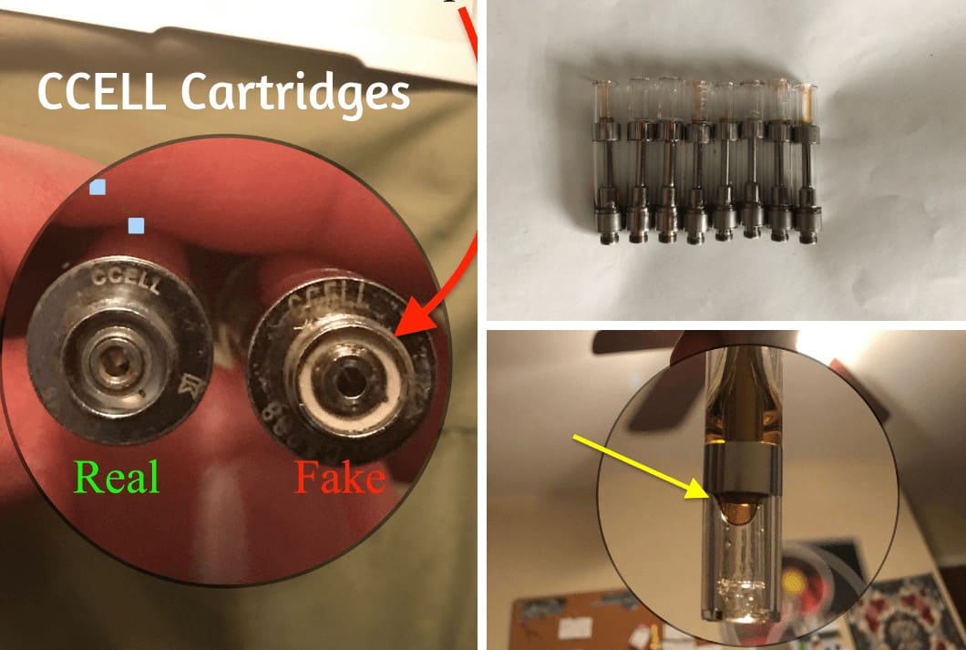 Fake CCELL Cartridges : How To Tell If Your Cartridge is Authentic