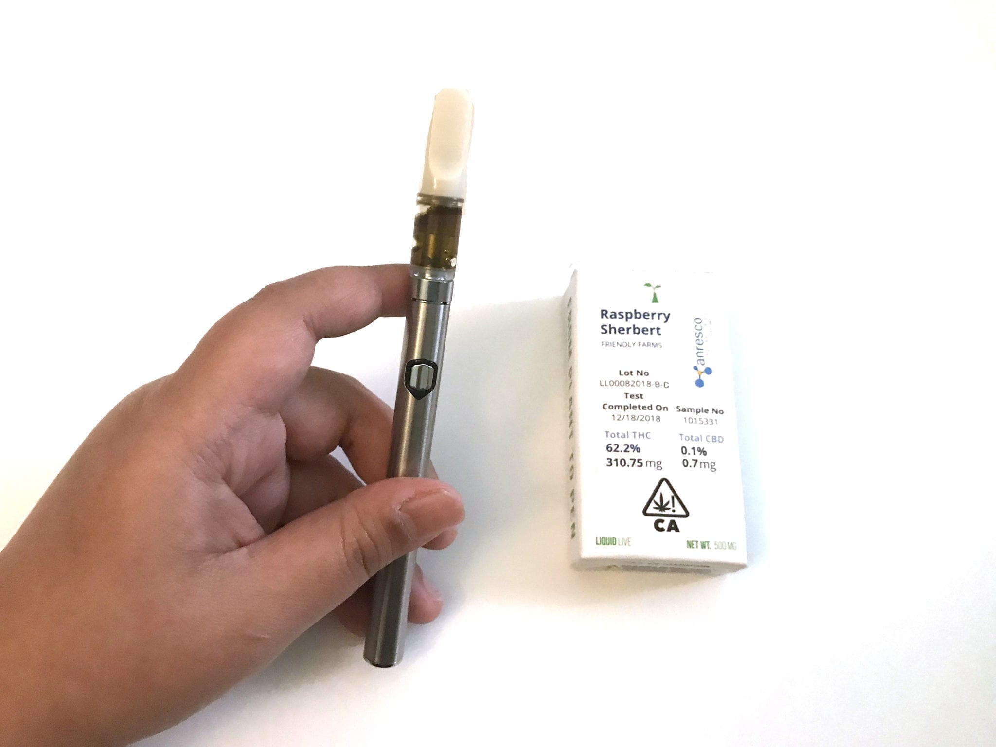 Friendly Farms Cartridge Review: Strong Live Resin