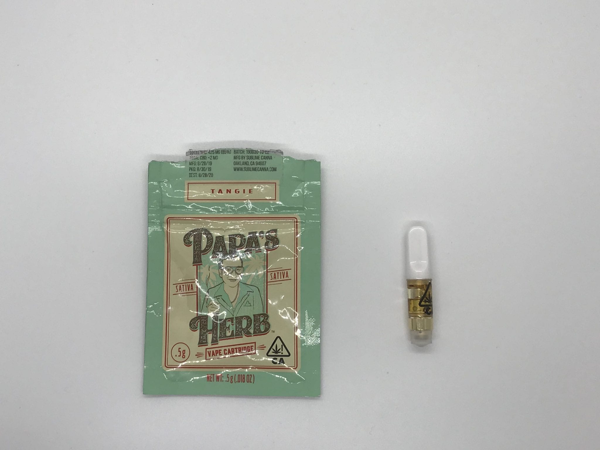 Papa’s Herb Cartridge: Great High and Great Taste