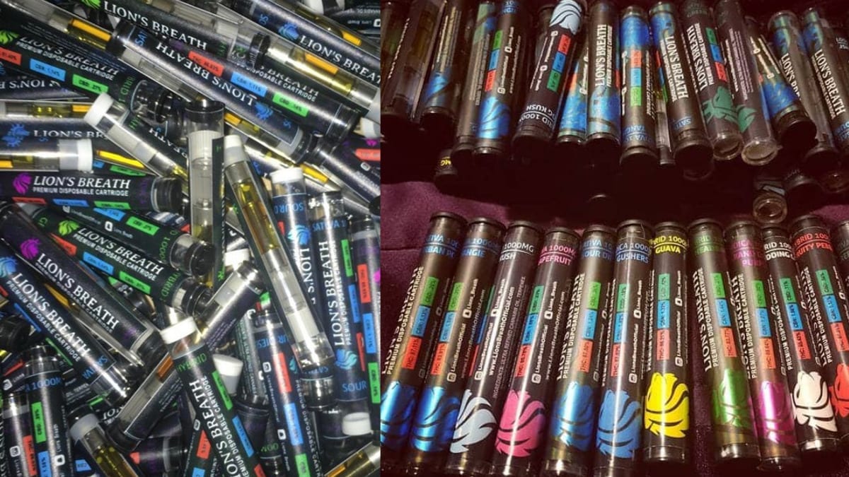 Lion’s Breath Cartridges Appear To Be A Street Brand