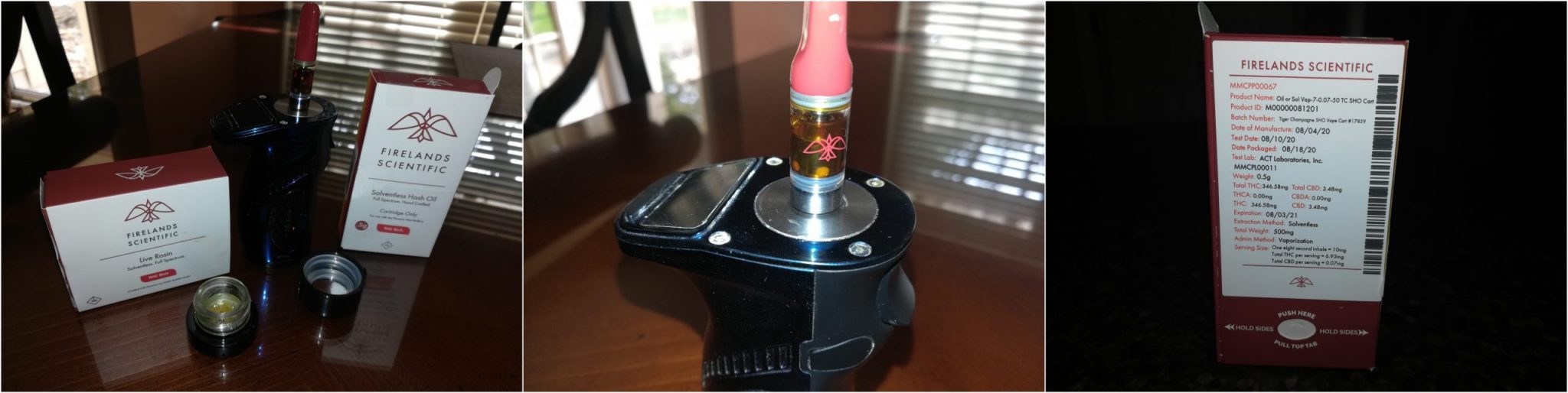 Firelands Scientific Live Rosin Cart Review – Excellent But Expensive