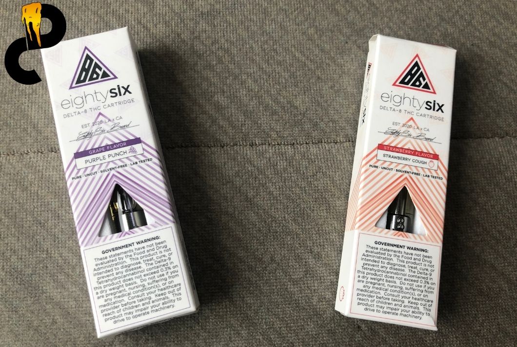 Eighty Six Delta 8 Cart Review – Smooth Hits, Great Tasting Strains