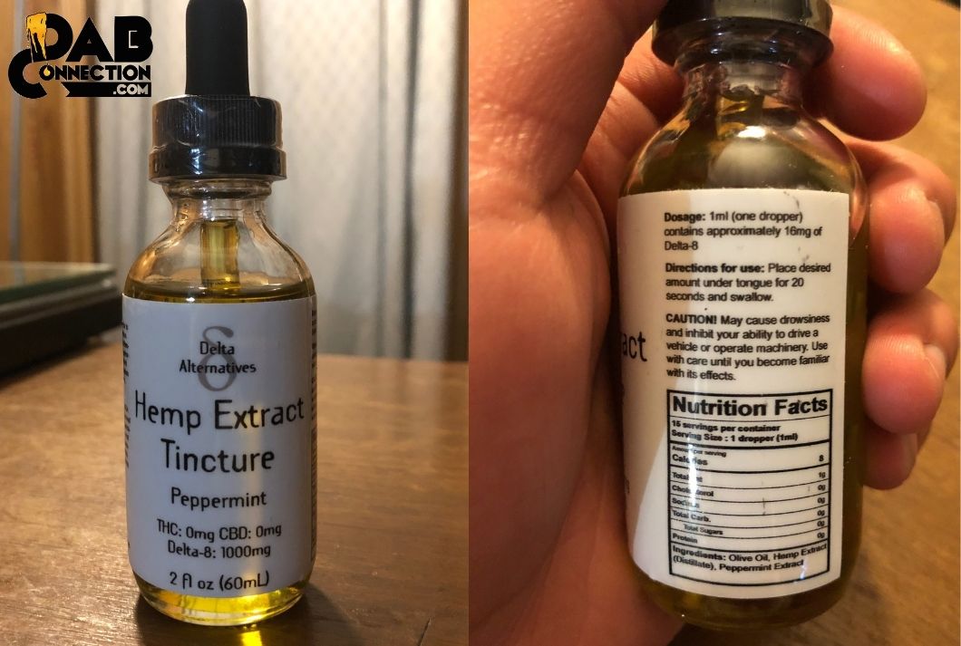 Delta Alternatives Hemp Extract Tincture Review – Inexpensive D8 Tincture