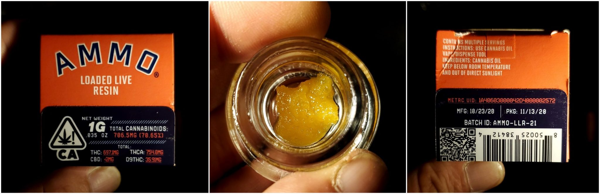 Ammo Live Resin Extract Review – Potent and Affordable