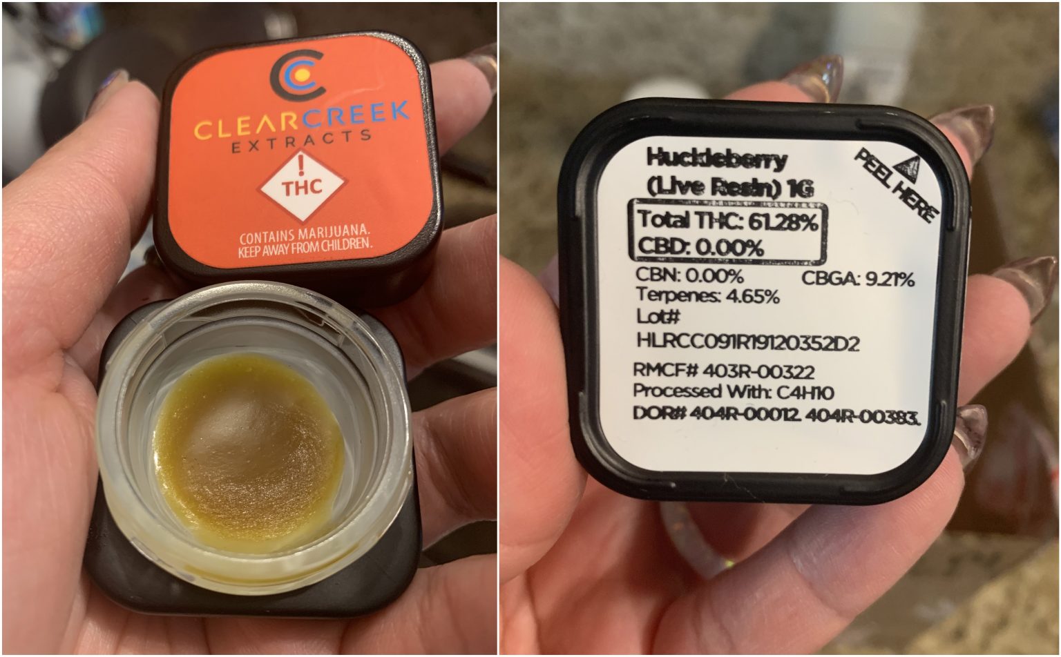 Clear Creek Extracts Live Resin Review – Not That Tasty