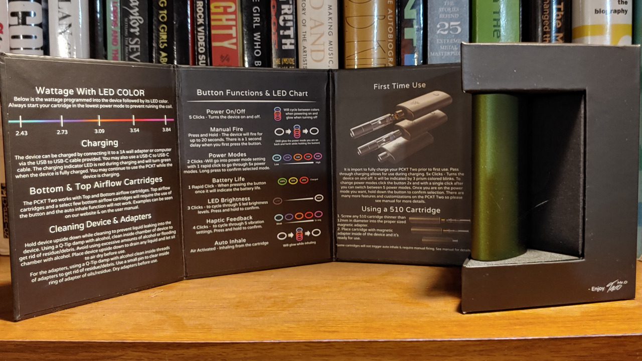 PCKT Two Cartridge Battery System : Top-Tier Vaping