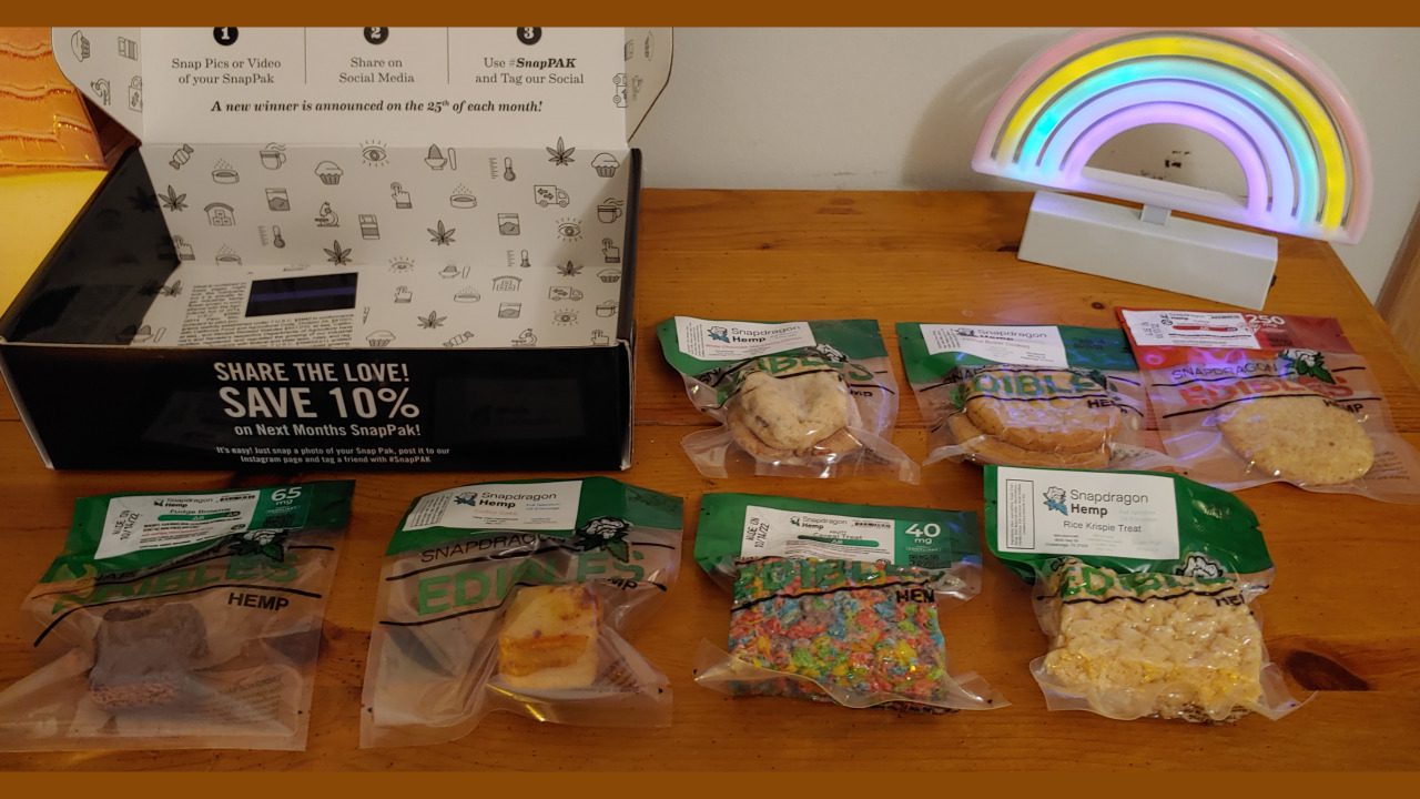 Snapdragon Hemp Edibles Subscription Box | Tasty Assortment