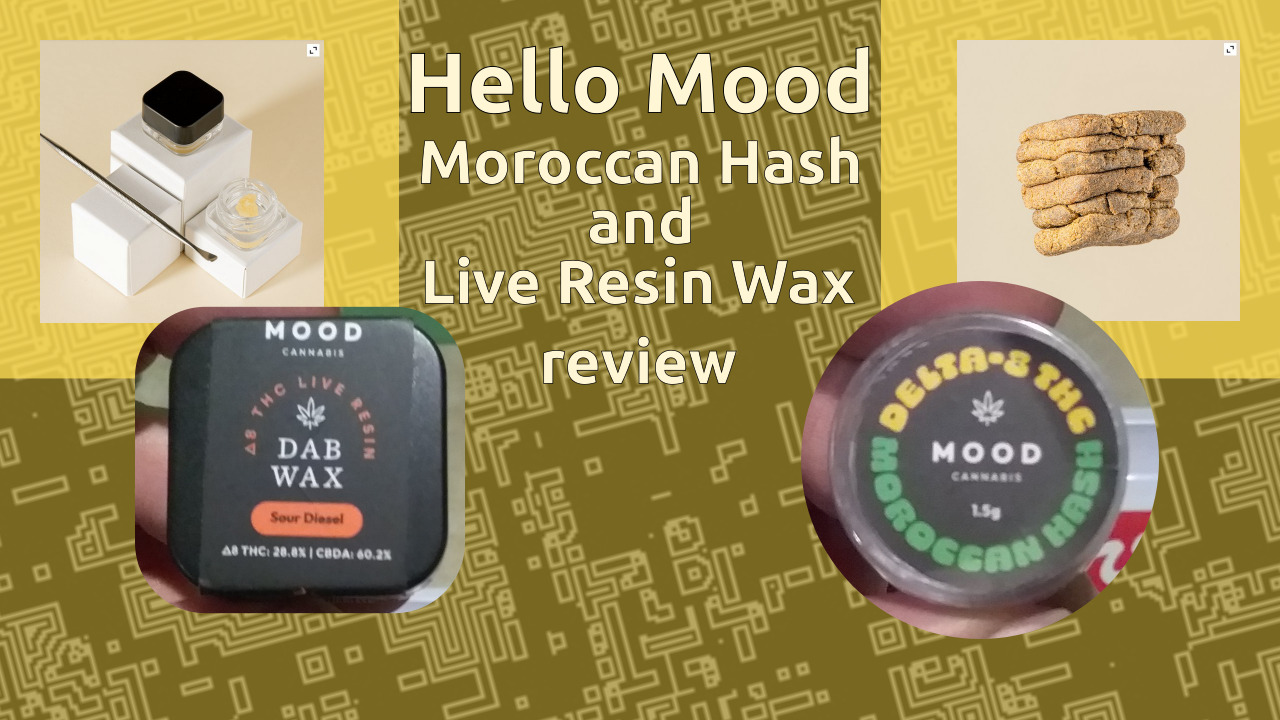 Hello Mood Delta 8 Moroccan Hash and Live Resin Wax | Better Taste, Weakened Potency