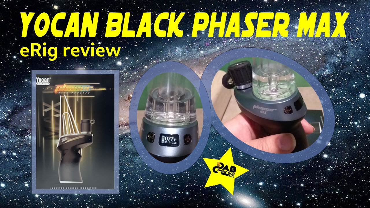 Yocan Black Phaser Max eRig | Cool Design and Grip