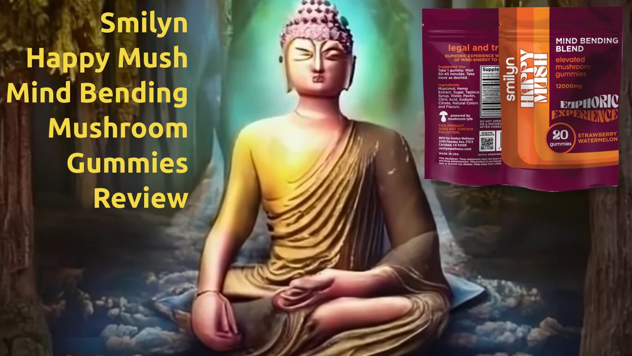 Smilyn Happy Mush Mushroom Gummies | A Psychedelic Liftoff