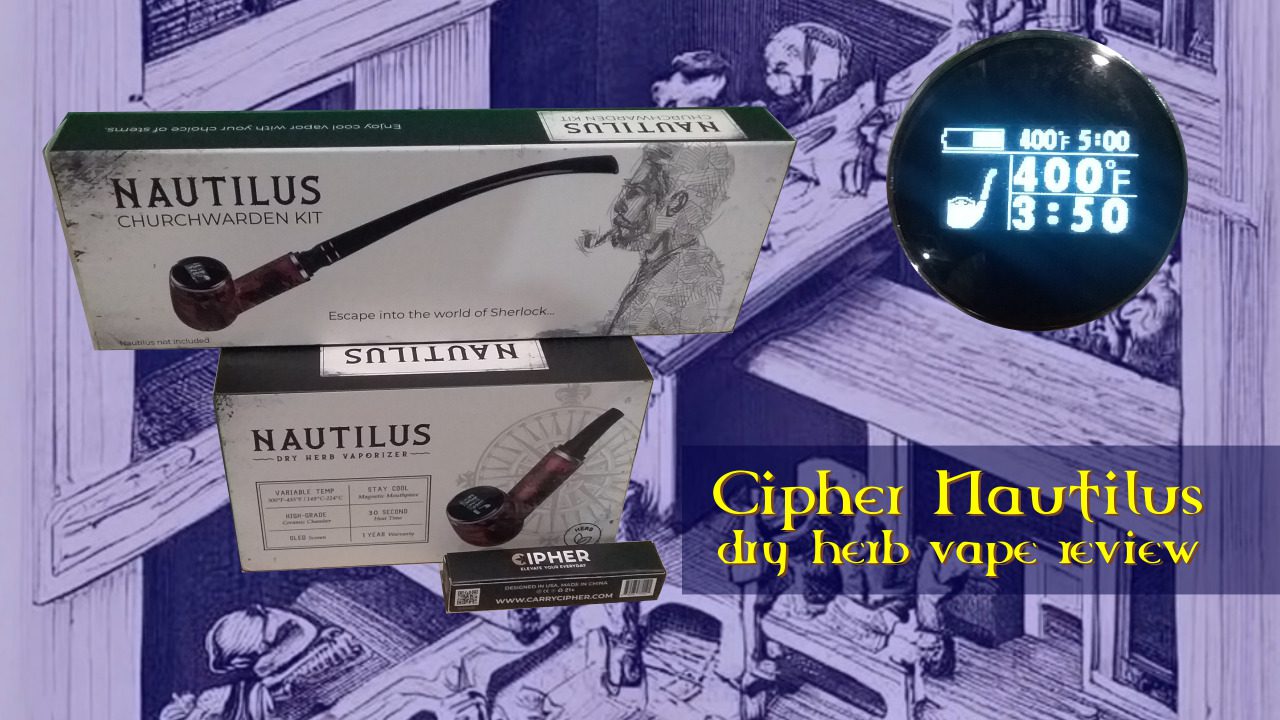 Cipher Nautilus Dry Herb Vape Pipe Kit | Great Vape, Looks Cool