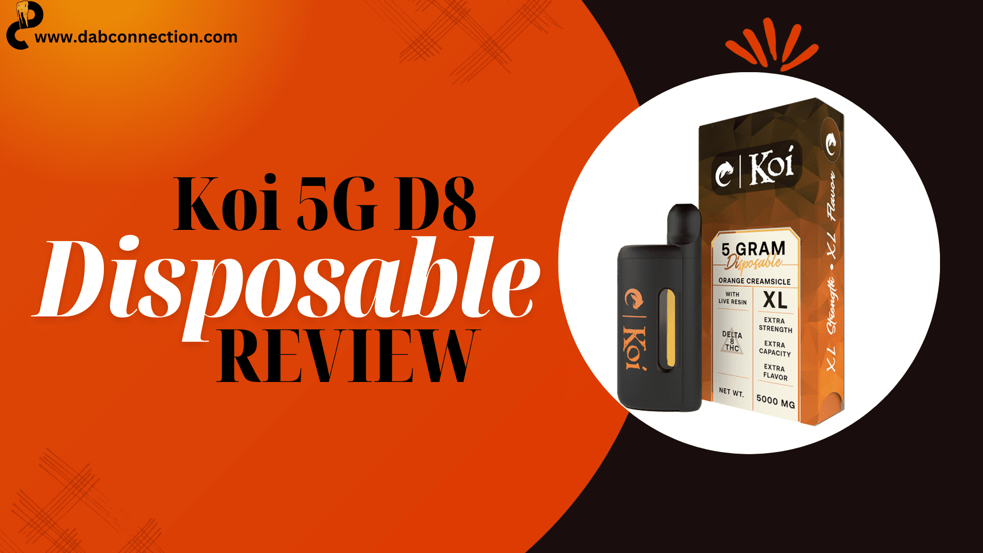 Koi 5G D8 Disposable Review – Huge and Tasty