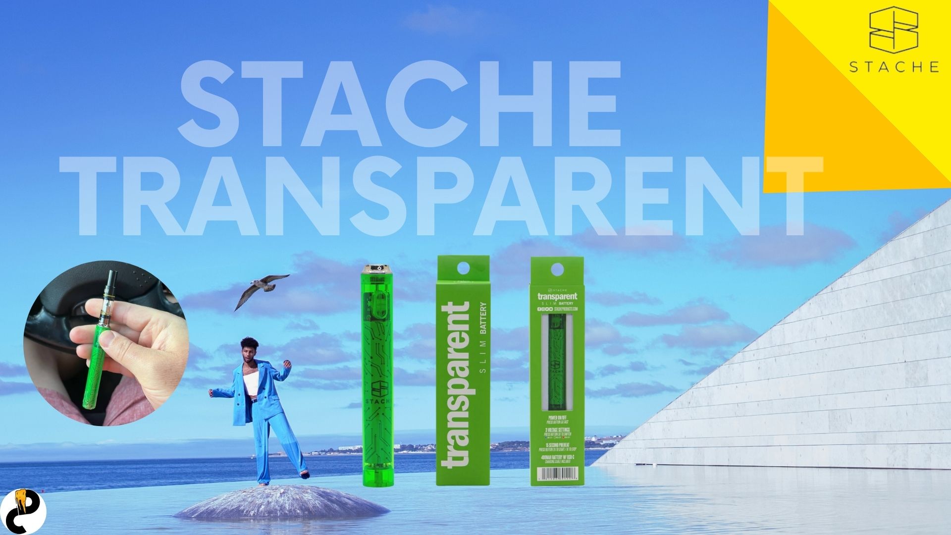 Stache Transparent Battery Review – Cheap and Gets the Job Done